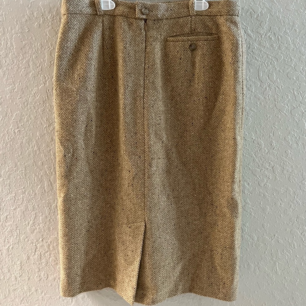 Womens vintage Max Mara Weekend wool blend skirt size 12 mid length